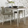 Premier Collection Hampstead Soft Grey & Walnut Bar Table