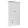 Premier Collection Hampstead Two Tone Double Wardrobe