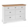 Premier Collection Hampstead Two Tone 3+4 Drawer Chest