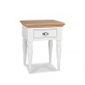 Premier Collection Hampstead Two Tone Lamp Table - Turned Leg