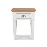 Premier Collection Hampstead Two Tone Lamp Table - Turned Leg