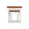 Premier Collection Hampstead Two Tone Nest Of Lamp Table
