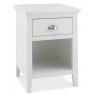 Premier Collection Hampstead White 1 Drawer Nightstand