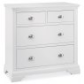 Premier Collection Hampstead White 2+2 Drawer Chest