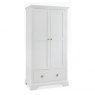 Premier Collection Hampstead White Double Wardrobe