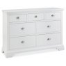 Premier Collection Hampstead White 3+4 Drawer Chest