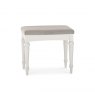 Premier Collection Montreux Soft Grey Stool - Pebble Grey Fabric