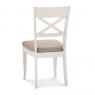 Premier Collection Montreux Soft Grey X Back Chair - Pebble Grey Fabric (Pair)