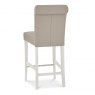 Premier Collection Montreux Soft Grey Uph Bar Stool - Grey Bonded Leather (Pair)