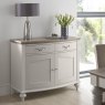 Premier Collection Montreux Grey Washed Oak & Soft Grey Narrow Sideboard