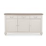 Premier Collection Montreux Grey Washed Oak & Soft Grey Wide Sideboard