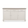 Premier Collection Montreux Grey Washed Oak & Soft Grey Wide Sideboard