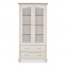Premier Collection Montreux Grey Washed Oak & Soft Grey Display Cabinet