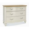 Premier Collection Montreux Pale Oak & Antique White 2+2 Drawer Chest