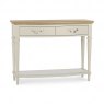 Premier Collection Montreux Pale Oak & Antique White Console Table With Drawers