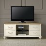 Premier Collection Montreux Pale Oak & Antique White Entertainment Unit