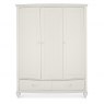 Premier Collection Montreux Soft Grey Triple Wardrobe