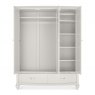 Premier Collection Montreux Soft Grey Triple Wardrobe