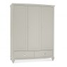 Premier Collection Montreux Urban Grey Triple Wardrobe