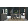 Premier Collection Oakham Dark Grey & Scandi Oak 4-6 Dining Table