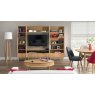 Premier Collection Oslo Oak Coffee Table With Drawer
