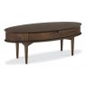Premier Collection Oslo Walnut Coffee Table With Drawer