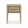 Premier Collection Rimini Aged Oak & Weathered Oak 1 Drawer Nightstand