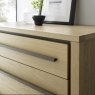 Premier Collection Rimini Aged Oak & Weathered Oak 5 Drawer Chest