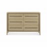 Premier Collection Rimini Aged Oak & Weathered Oak 6 Drawer Chest