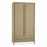 Premier Collection Rimini Aged Oak & Weathered Oak Double Wardrobe