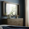 Premier Collection Turin Dark Oak Landscape Mirror