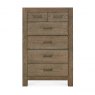 Premier Collection Turin Dark Oak 4+2 Drawer Chest