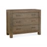 Premier Collection Turin Dark Oak 3 Drawer Wide Chest