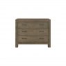 Premier Collection Turin Dark Oak 3 Drawer Wide Chest