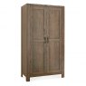 Premier Collection Turin Dark Oak Double Wardrobe