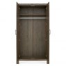 Premier Collection Turin Dark Oak Double Wardrobe