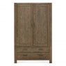 Premier Collection Turin Dark Oak Large Double Wardrobe