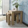 Premier Collection Turin Light Oak Nest Of Lamp Tables