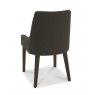 Premier Collection Ella Walnut Scoop Back Chair - Black Gold Fabric  (Pair)