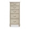 Signature Collection Bordeaux  Chalk Oak 5 Drawer Tall Chest