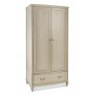 Signature Collection Bordeaux  Chalk Oak Double Wardrobe