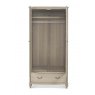 Signature Collection Bordeaux  Chalk Oak Double Wardrobe