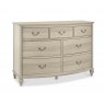 Signature Collection Bordeaux  Chalk Oak 3+4 Drawer Chest