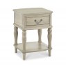 Signature Collection Bordeaux Chalk Oak Lamp Table With Drawer