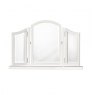 Bentley Designs Chantilly White Vanity Mirror- front on