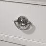 Bentley Designs Chantilly White 1 Drawer Nightstand- feature drawer handle