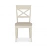 Signature Collection Chartreuse Antique White X Back Chair (Pair)