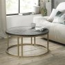 Signature Collection Chevron Peppercorn Ash Coffee Table