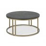 Signature Collection Chevron Peppercorn Ash Coffee Table