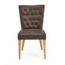 Signature Collection High Park Upholstered Chair - Distressed Bonded Leather (Pair)